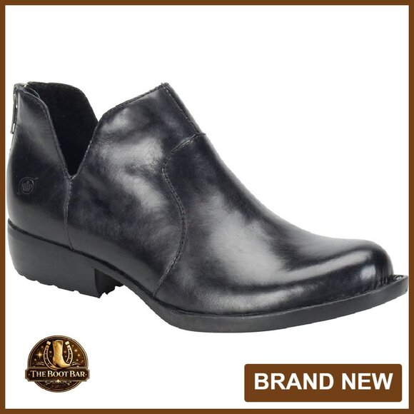 Premium Leather Ankle Booties with Cushioned Footbed Size Available
